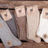 Socken aus Alpakawolle dick